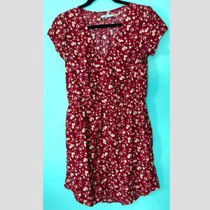 Kimchi Blue red floral dress